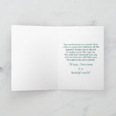 Carte 50e ANNIVERSAIRE DE MARIAGE- Glace Bleue (Intérieur)