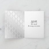 Carte 50e anniversaire de Mariage Toast de Champagne (Intérieur)