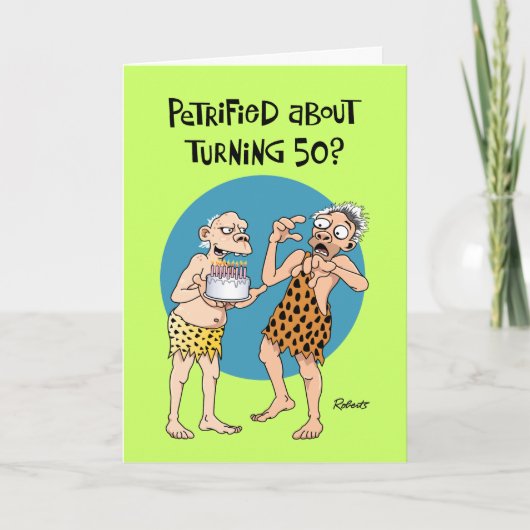 Carte 50e anniversaire de son fils (Devant)