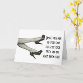 Carte 50e ANNIVERSAIRE-DÉCOUVREZ LES TÊTES OU LES BATTON (Fleur jaune)