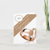 Carte 50e anniversaire du Mariage (Devant)