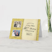 Carte 50e anniversaire du Mariage 2 Photo (Devant)