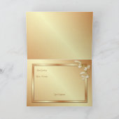 Carte 50e anniversaire du Mariage - Or (Intérieur)