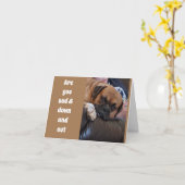 CARTE **50E** ANNIVERSAIRE EN DESCENTE ET EN SORTIE ? ?  (Fleur jaune)