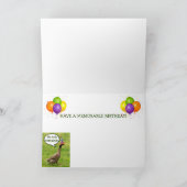 Carte 50e anniversaire Gossipy Ducks drôle (Intérieur)