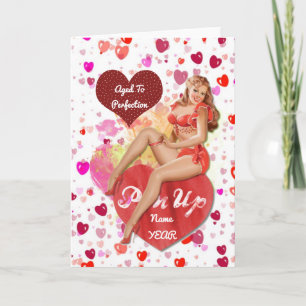 Carte 50e anniversaire HER Cadeaux en Partyware personna