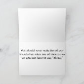 Carte ***50e ANNIVERSAIRE*** OH MON - MEILLEUR AMI ! (Intérieur)