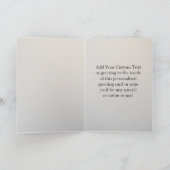 Carte 50e anniversaire | Script Gold (Intérieur)