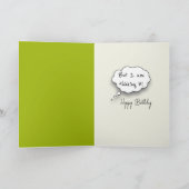 Carte 50e anniversaire Sloth Humour (Intérieur)