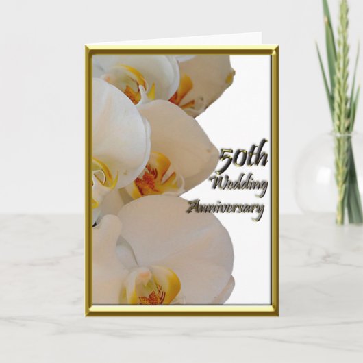 Carte 50e anniversaire (vide) (Devant)