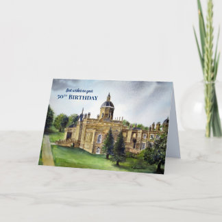 Carte 50e Anniversaire Wives Château Howard York Peintur
