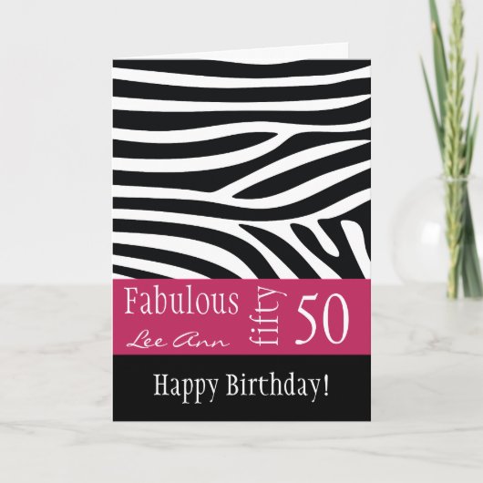 Carte 50e Birthday Card pour les femmes enceintes (Devant)