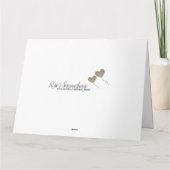 Carte 50e Mariage d'or Anniversaire grand ballon d'or (Dos)