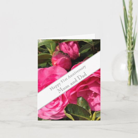 Carte 51e anniversaire du Mariage (Devant)