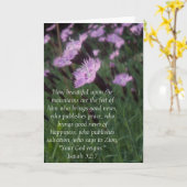 Carte 52:7 d'Isaïe (Fleur jaune)