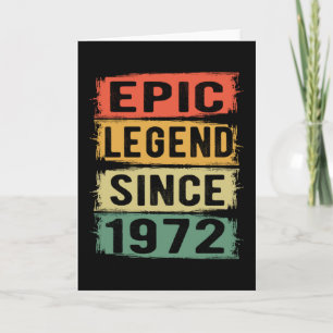 Carte 53 ans Anniversaire 1972 Epic Legend 53e anniversa