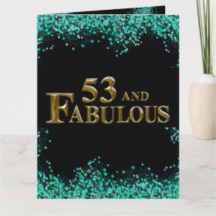 Carte 53e anniversaire 