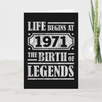 54 Ans 1971 Naissance De La Légende 54e Anniversai