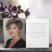 Carte 54 & Fabulous Orchid Photo Birthday Greeting Card