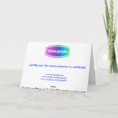 Carte 555 555 555 secondes (17 ans + 7 mois) (Dos)