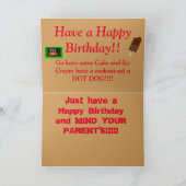 Carte 55 Nomad Station Wagon Greeting Card. (Intérieur)