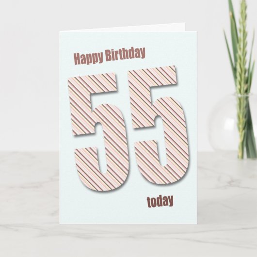 Carte 55e anniversaire (Devant)