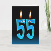 Carte 55e Birthday (Devant)