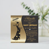 Carte 56e anniversaire Salutations (Debout devant)