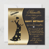 Carte 56e anniversaire Salutations (Devant)