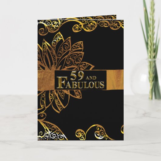 Carte 59e anniversaire (Devant)