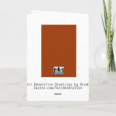 Carte 5 ans d'anniversaire de mariage (Dos)