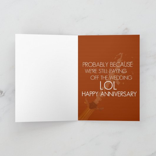 Carte 5 ans de mariage (Intérieur)