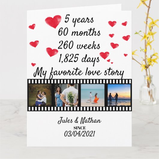 Carte 5 ans d'exposition photo (Fleur jaune)