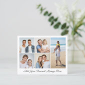 Carte 5 Collage Photo Ajouter Votre Propre Appartement D (Debout devant)