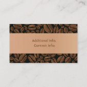 Carte 5 de fidélité de café-restaurant (Dos)