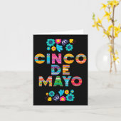 Carte 5 De Mayo Cinco De Mayo Chapeau Maraca (Fleur jaune)