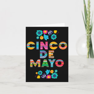 Carte 5 De Mayo Cinco De Mayo Chapeau Maraca 