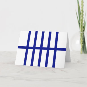 Carte 5 lignes bleues biscuites