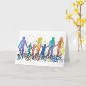 Carte 5 x 7 blank folded card (Fleur jaune)