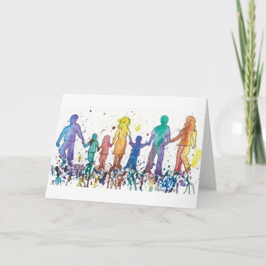 Carte 5 x 7 blank folded card (Devant)