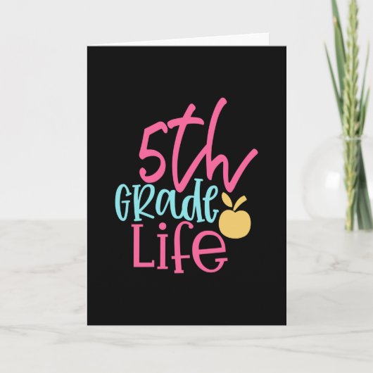 Carte 5e année (Devant)