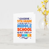 Carte 5e année En route vers le collège mais d'abord l'é (Fleur jaune)