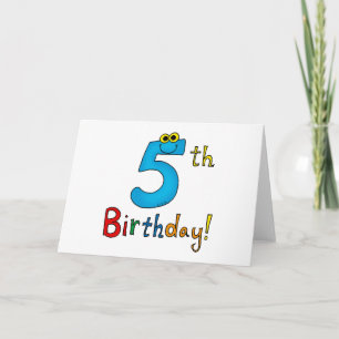 Carte 5e anniversaire !