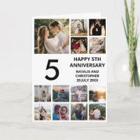 5e anniversaire 13 photo Collage noir et blanc