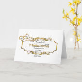 Carte 5e anniversaire du Mariage de My Sweetheart (Fleur jaune)