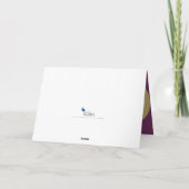 Carte 5e anniversaire mariage anneau tourmaline rose pho (Dos)