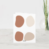 Carte 5e anniversaire mariage moderne cinquième (Dos)