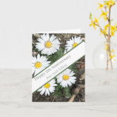 Carte 5e anniversaire, modifiable (Fleur jaune)