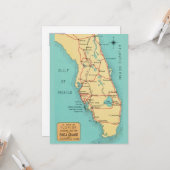 Carte 5x7 Boca Grande Useppa Island Florida Map (Devant/Arrière en situation)
