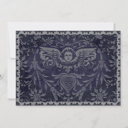 Carte 5x7 Horizontale Ange Sombre (Devant)